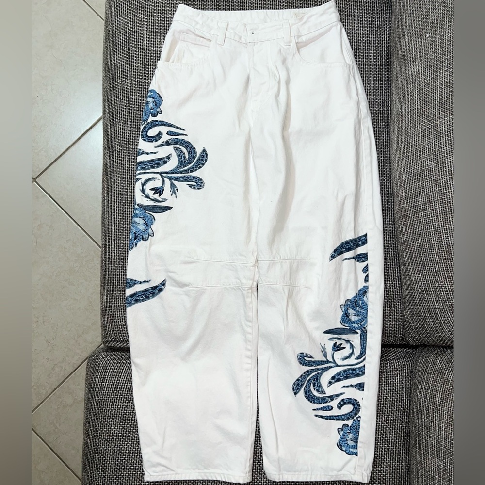 Barrel Denim Jeans, Size S
